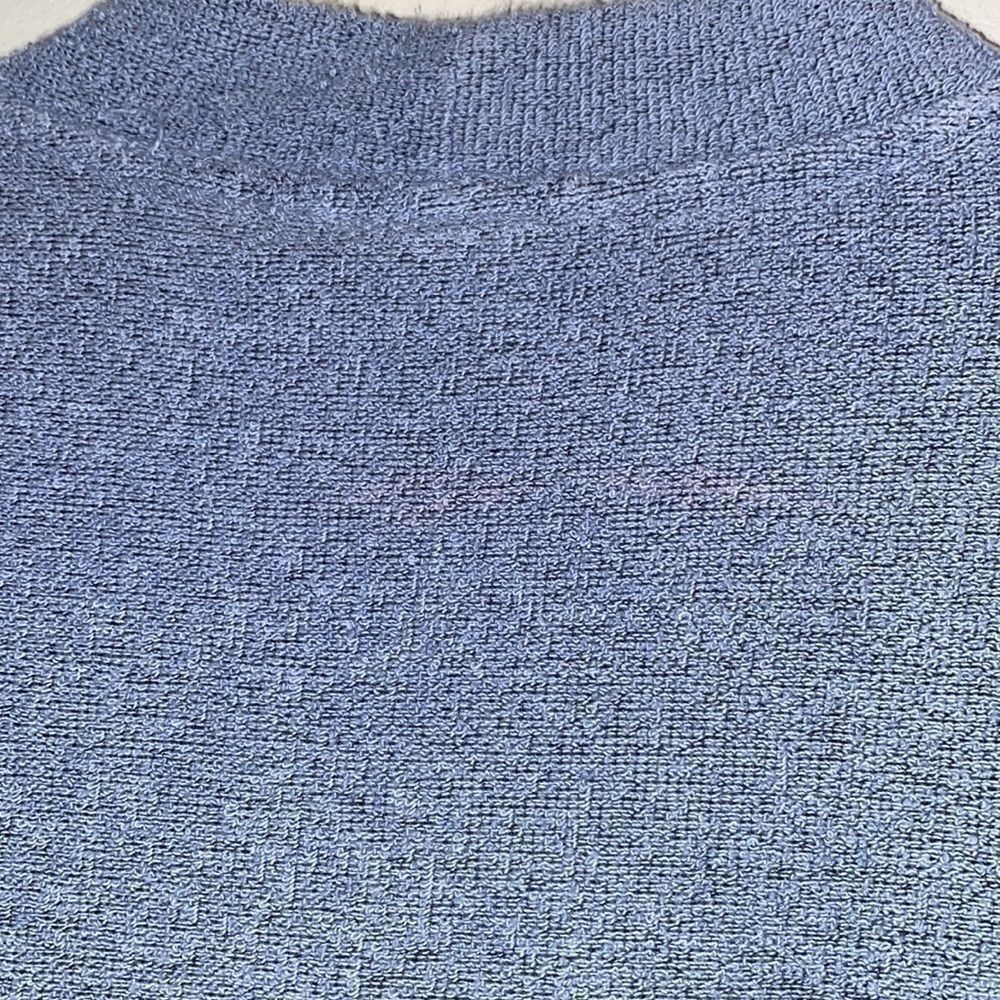 Pink Victoria’s Secret M Baby Blue Sweatshirt Crewneck Tunic Top‌‌‌‌‌‌‌‌‌‌‌ - Picture 5 of 6